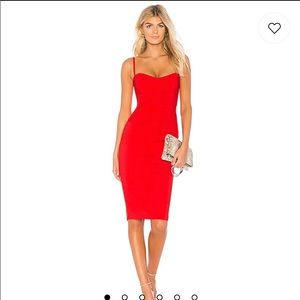 Nookie Allure Dress in Cherry, Small